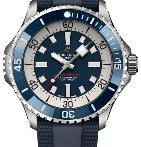 Breitling Superocean A17378E71C1S1 46mm Stainless steel Blue