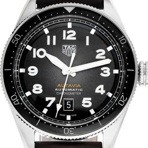 TAG Heuer Autavia WBE5114.FC8266 42mm Stainless steel Black