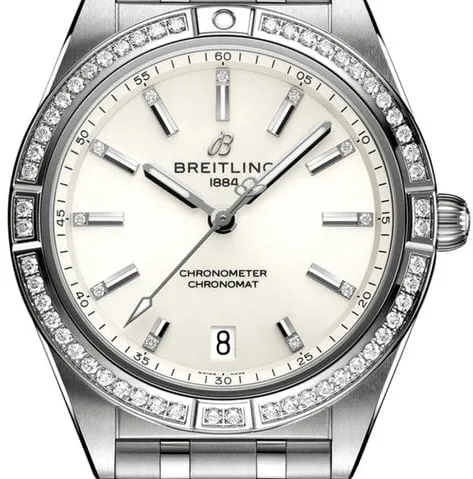 Breitling Chronomat A10380591A1A1 36mm Stainless steel White