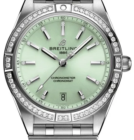 Breitling Chronomat A10380591L1A1 36mm Stainless steel Green