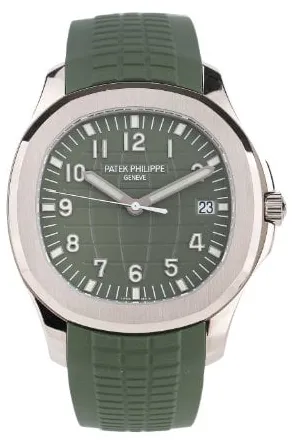 Patek Philippe Aquanaut 5168G-010 42mm White gold Green