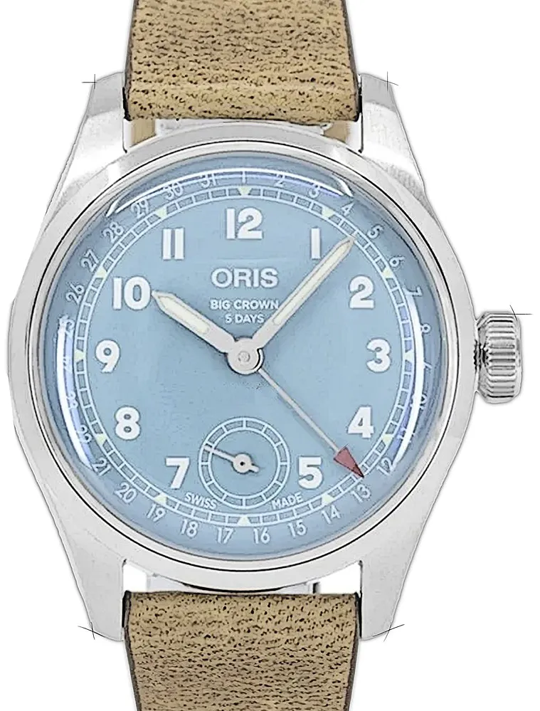 Oris Big Crown 0147377864065-0751922FC 38mm Edelstahl Blue