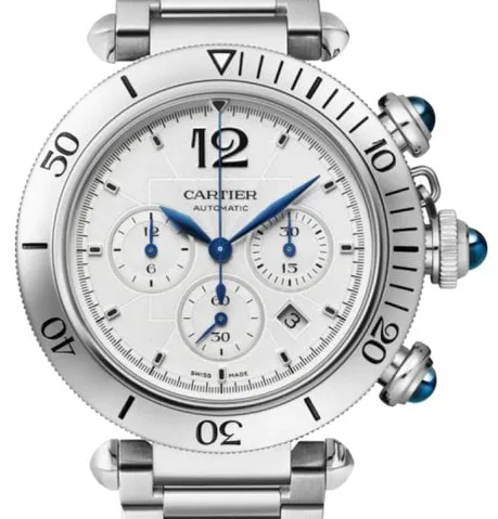 Cartier Pasha de Cartier WSPA0018 41mm Steel Silver