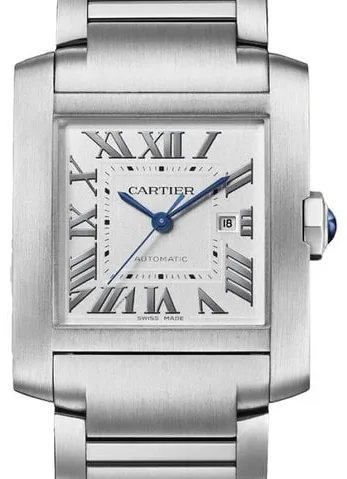 Cartier Tank Française WSTA0067 36.5mm Stainless steel Silver