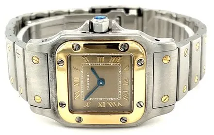 Cartier Santos Galbée 1057930 24mm Yellow gold and Stainless steel Gold