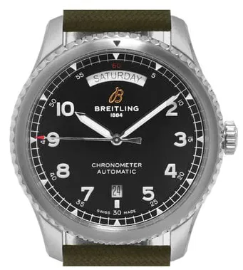 Breitling Aviator 8 A45330 41mm Stainless steel Black