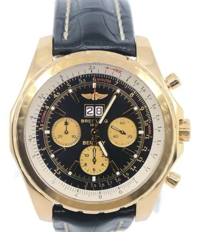 Breitling Bentley H44363 48mm Rose gold Black