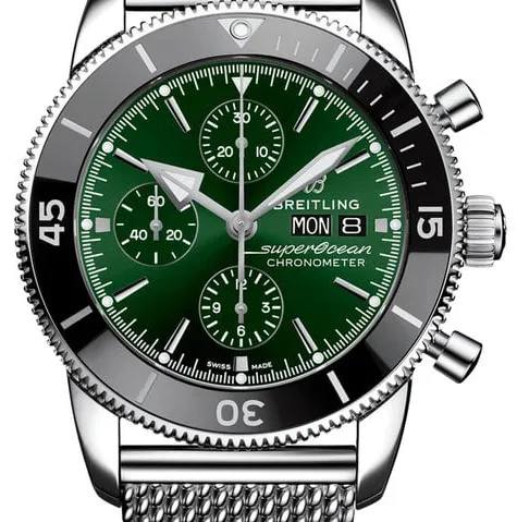 Breitling Superocean Heritage A13313121L1A1 44mm Steel Green