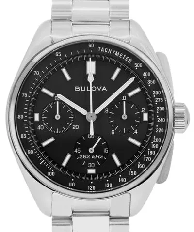 Bulova Lunar Pilot 96A299 43mm Stainless steel Black