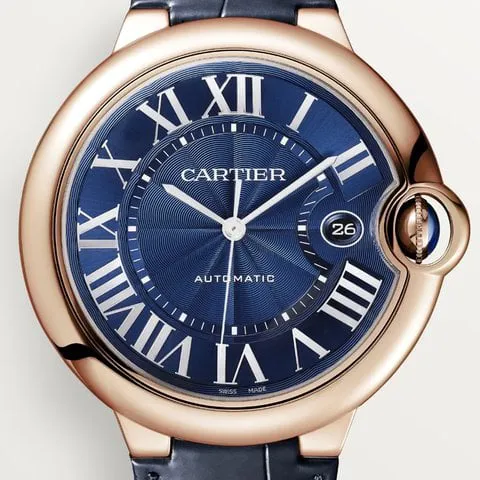 Cartier Ballon Bleu de Cartier WGBB0036 42mm Rose gold Blue