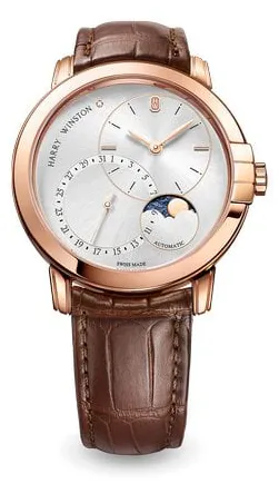 Harry Winston Midnight MIDAMP42RR003 42.5mm Rose gold Silver