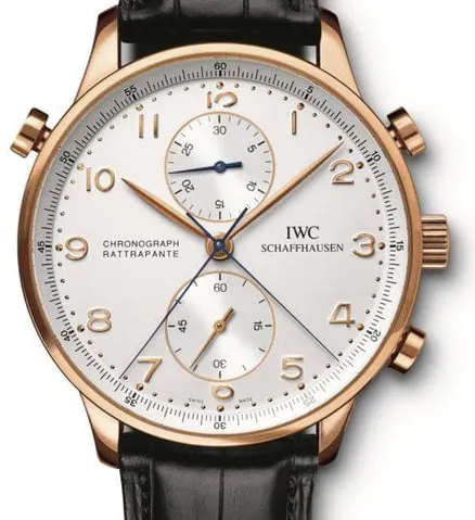 IWC Portugieser IW371203 41mm Rose gold Silver