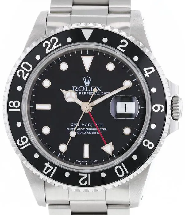 Rolex GMT-Master II 16710 40mm Stainless steel Black