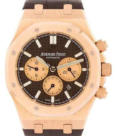 Audemars Piguet Royal Oak 26331OR 41mm Rose gold Brown