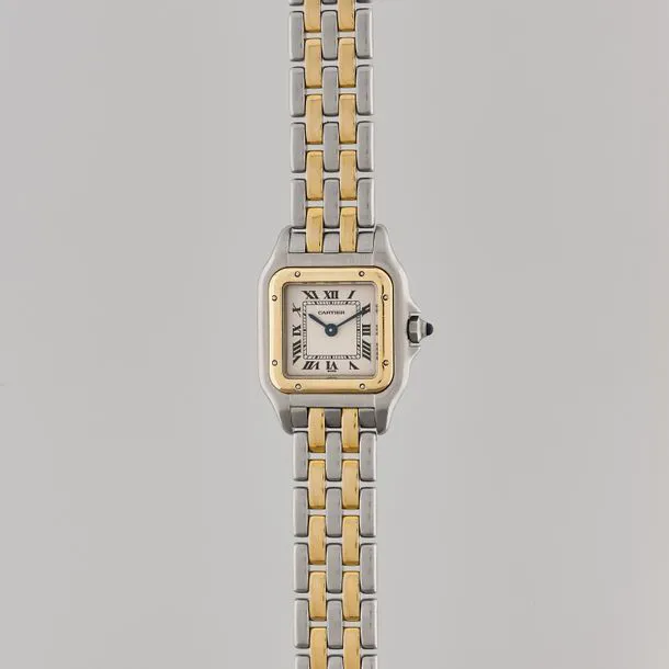 Cartier Panthère 166921 30mm Yellow gold and Stainless steel White