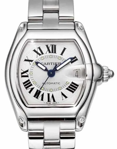 Cartier Roadster 2510 37mm Stainless steel White