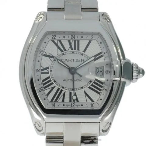 Cartier Roadster W62032X6 40mm Stainless steel White