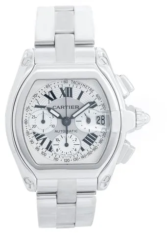 Cartier Roadster W62007X6 43mm Stainless steel Silver