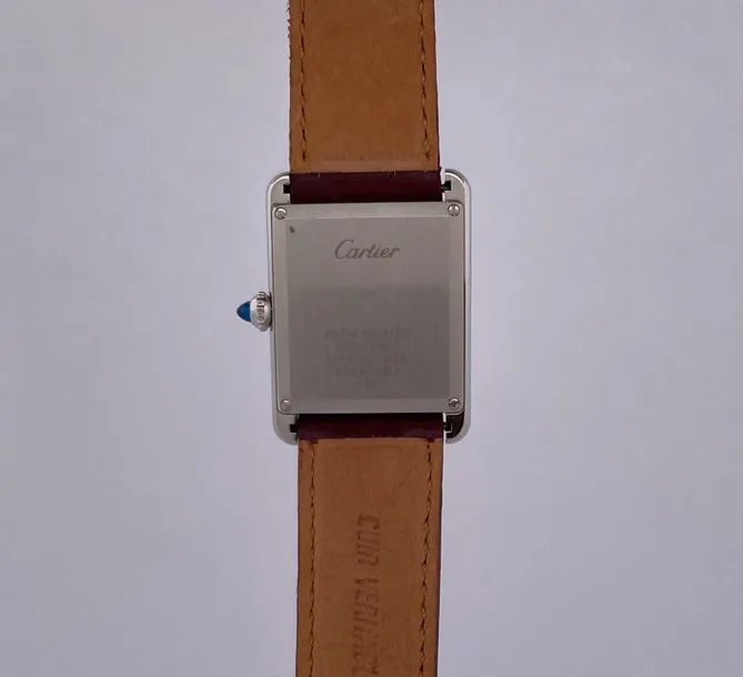 Cartier Tank 4323 33.5mm Stainless steel Burgundy 1