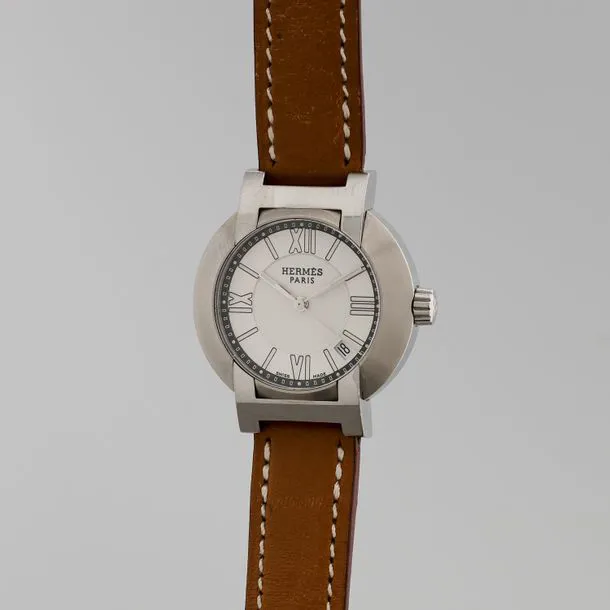 Hermès Nomad N01.210 27.5mm Stainless steel Silver