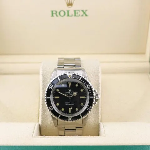 Rolex Submariner 5513 40mm Stainless steel Black