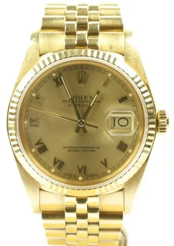 Rolex Datejust 36 16018 36mm Yellow gold Gold