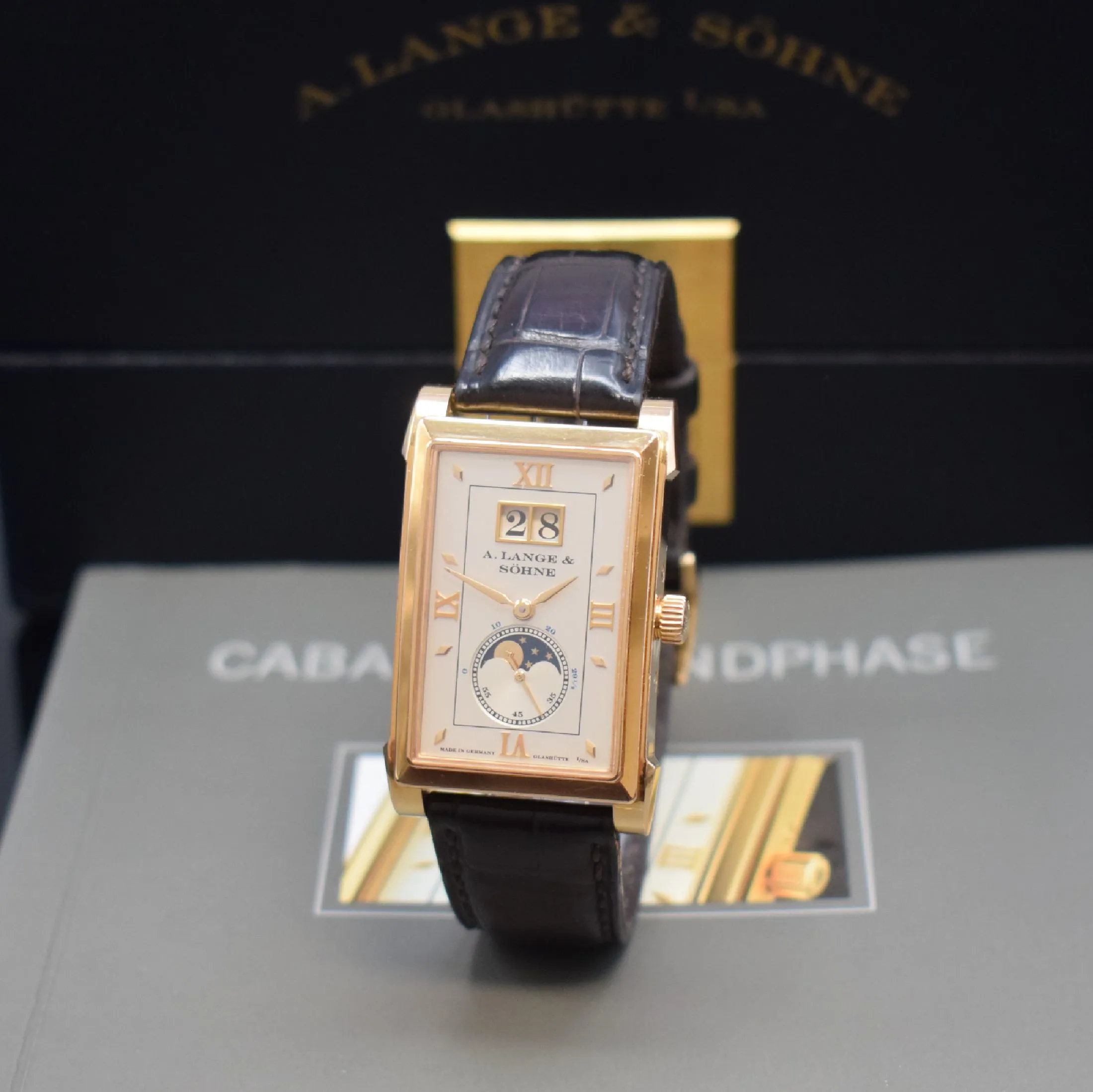 A. Lange & Söhne Cabaret 118.032 43mm Rose gold Silver