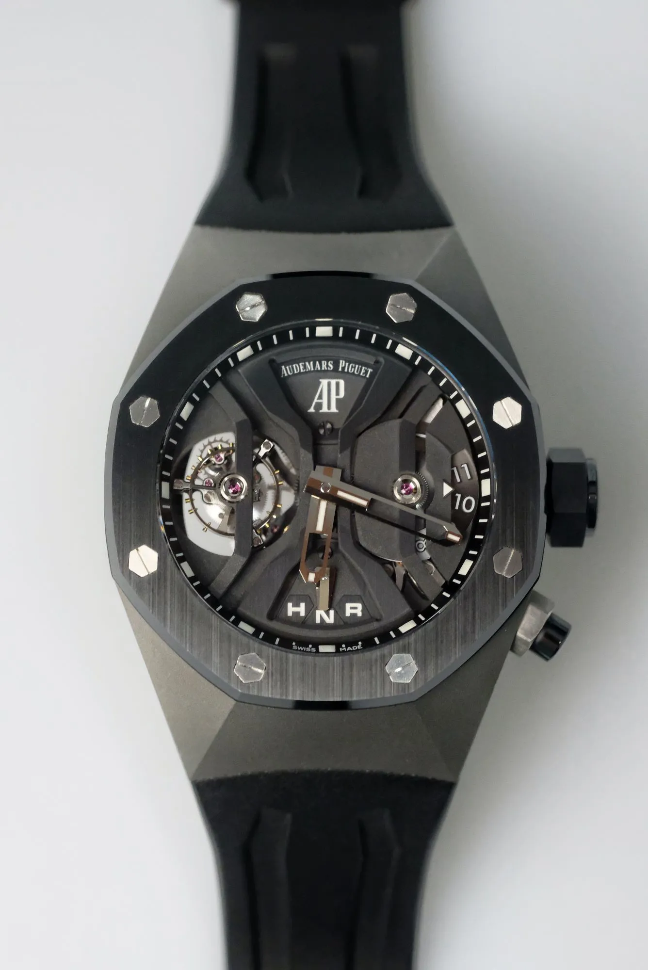 Audemars Piguet Royal Oak Concept Tourbillon 26560IO.OO.D002CA.01 44mm Carbon fiber and Titanium Skeleton 1