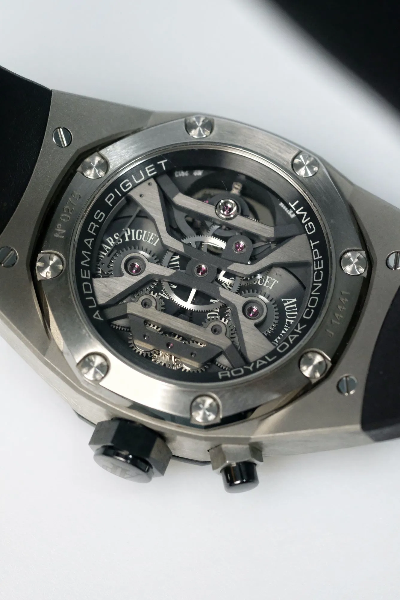 Audemars Piguet Royal Oak Concept Tourbillon 26560IO.OO.D002CA.01 44mm Carbon fiber and Titanium Skeleton 4