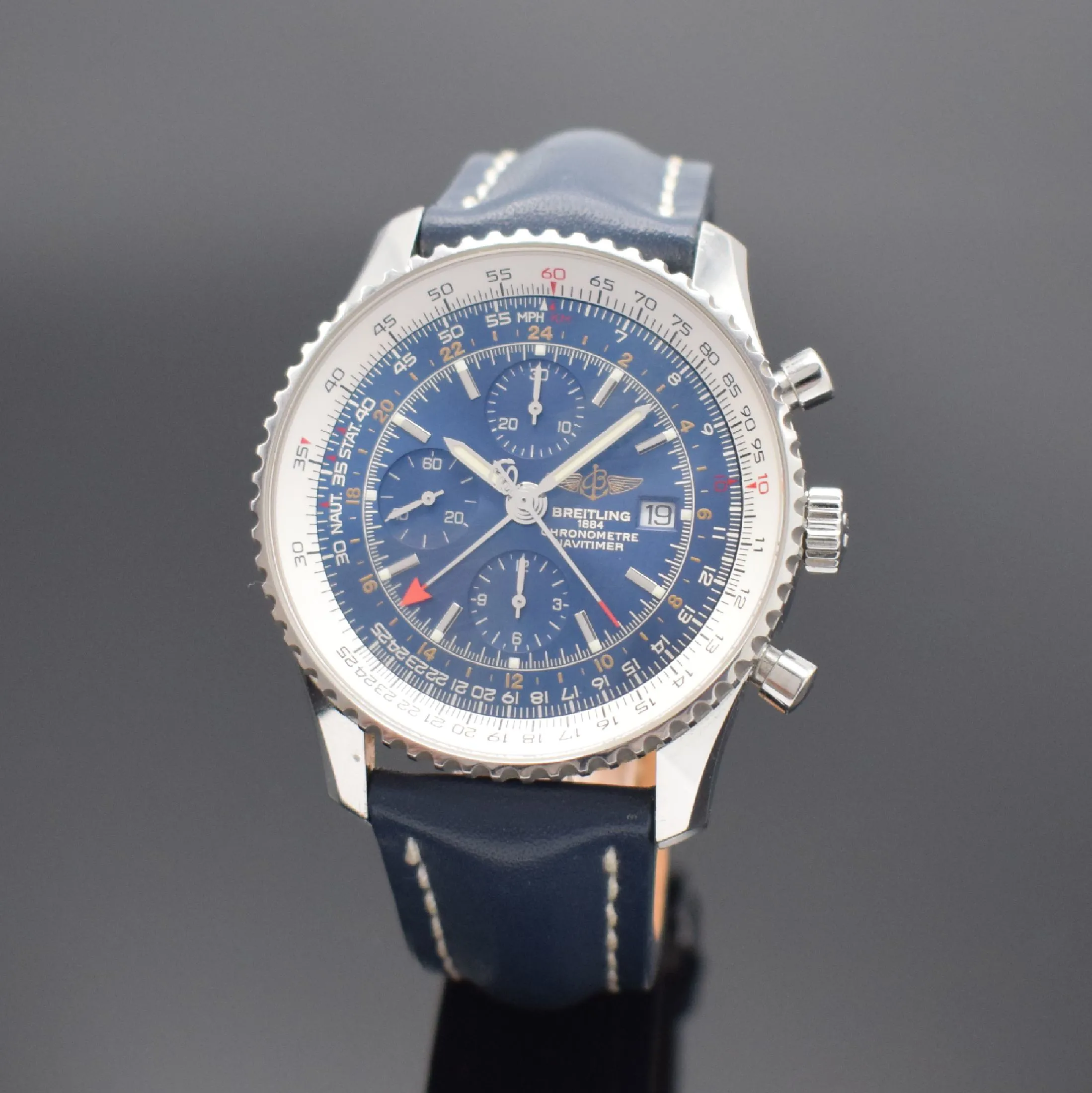 Breitling Navitimer A24322 46mm Stainless steel Blue