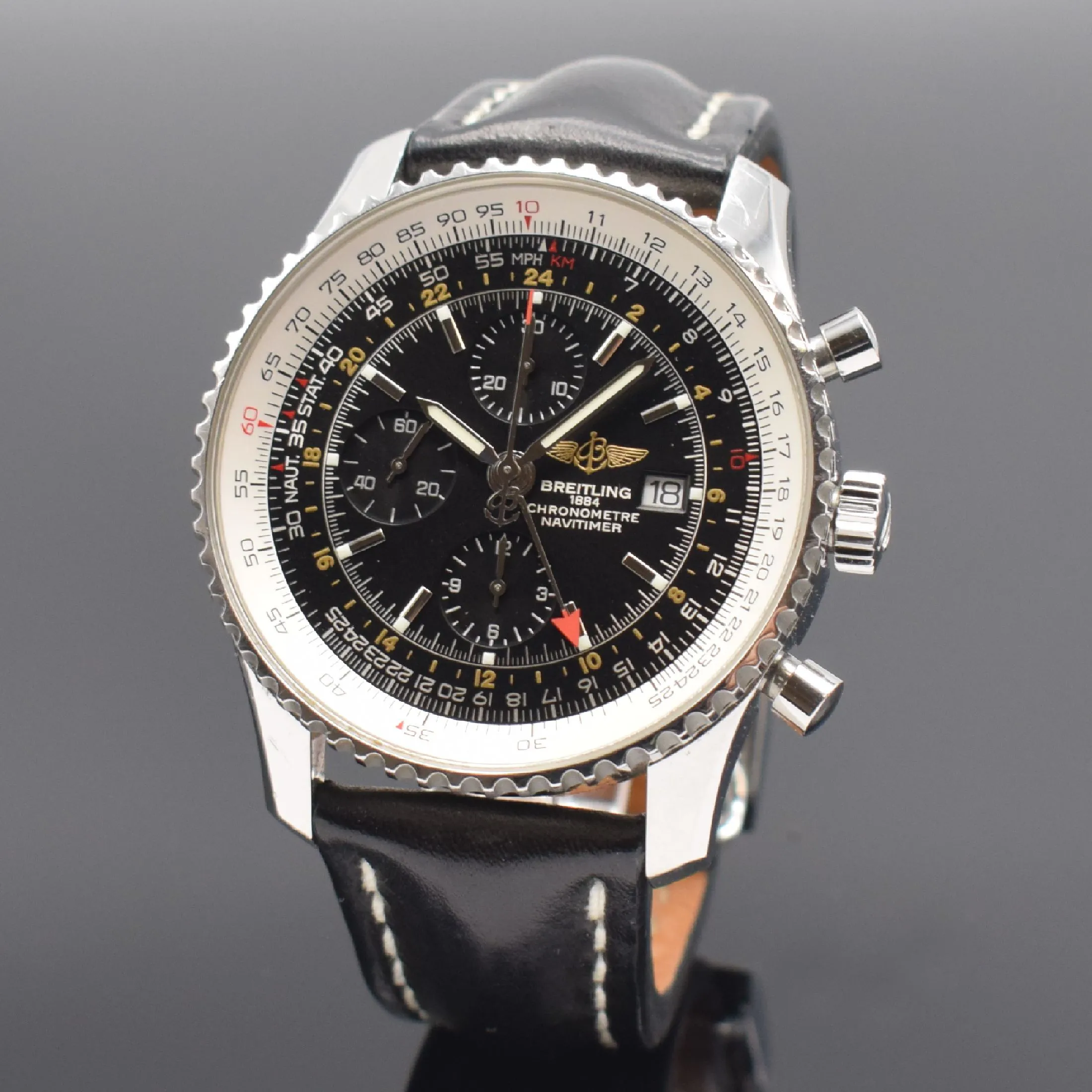 Breitling Navitimer A24322 46mm Stainless steel Black