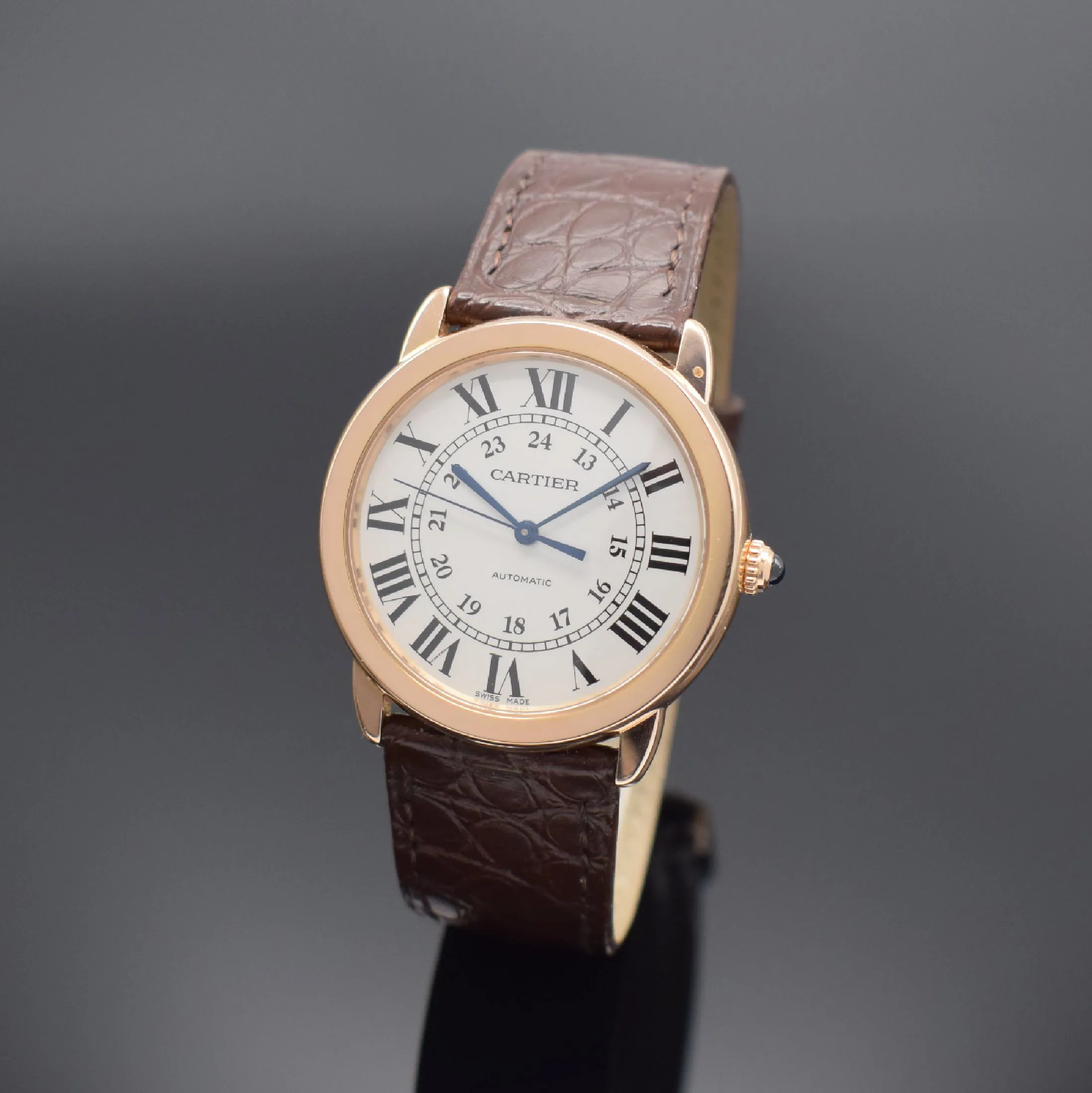 Cartier Ronde de Cartier W2RN0008 36mm Rose gold Silver