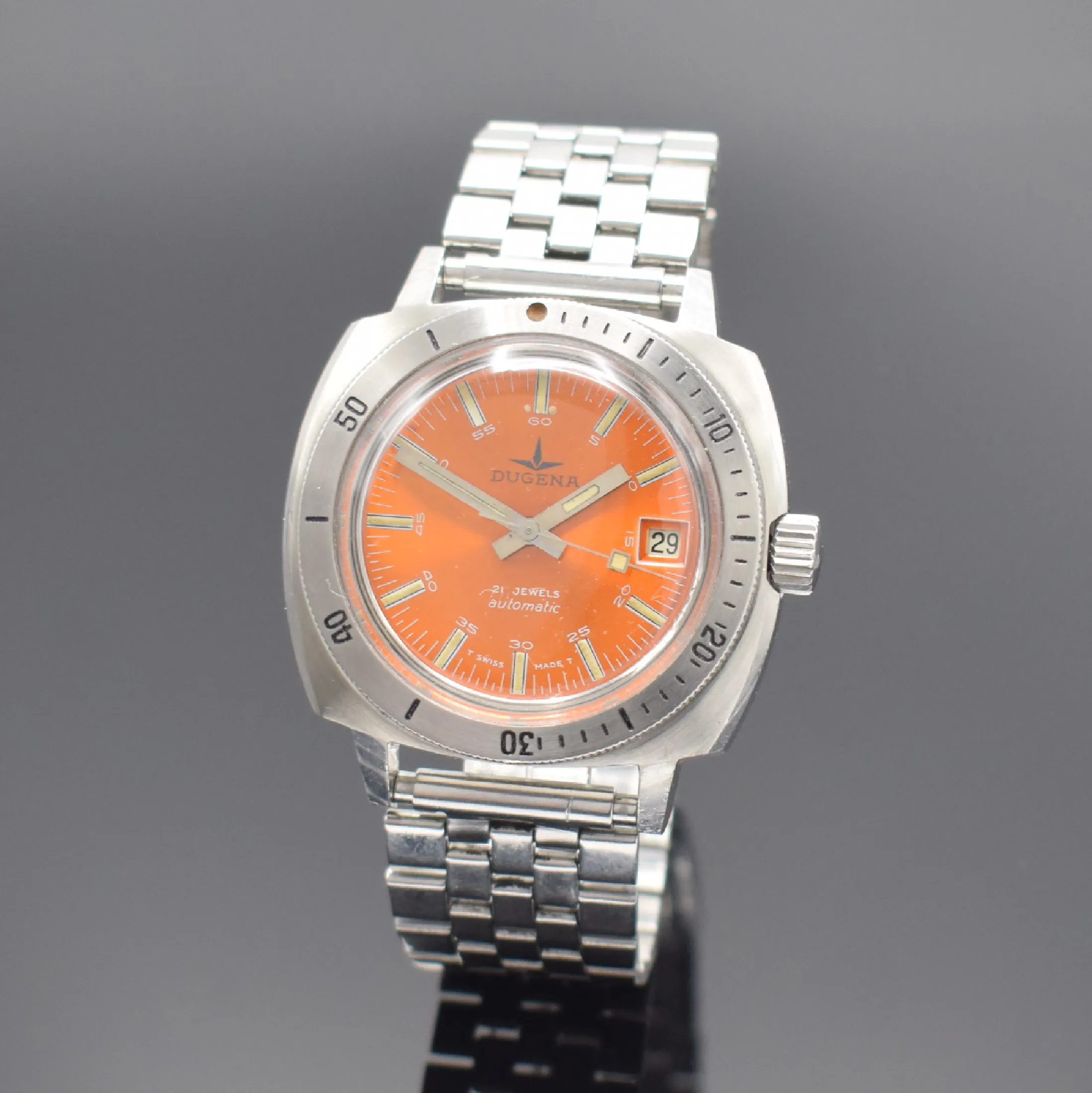 Dugena 61156 39mm Stainless steel Orange