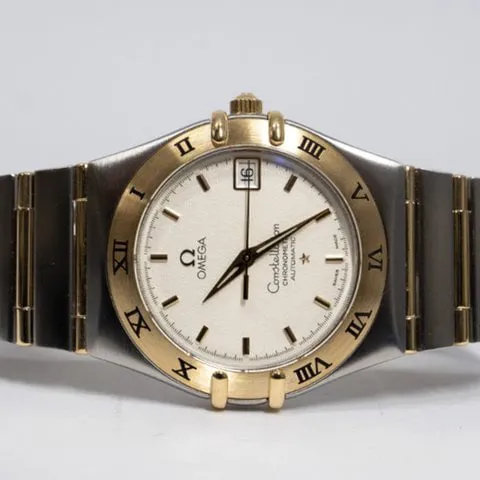 Omega Constellation 1202.30.00 36mm Yellow gold and Stainless steel Silver