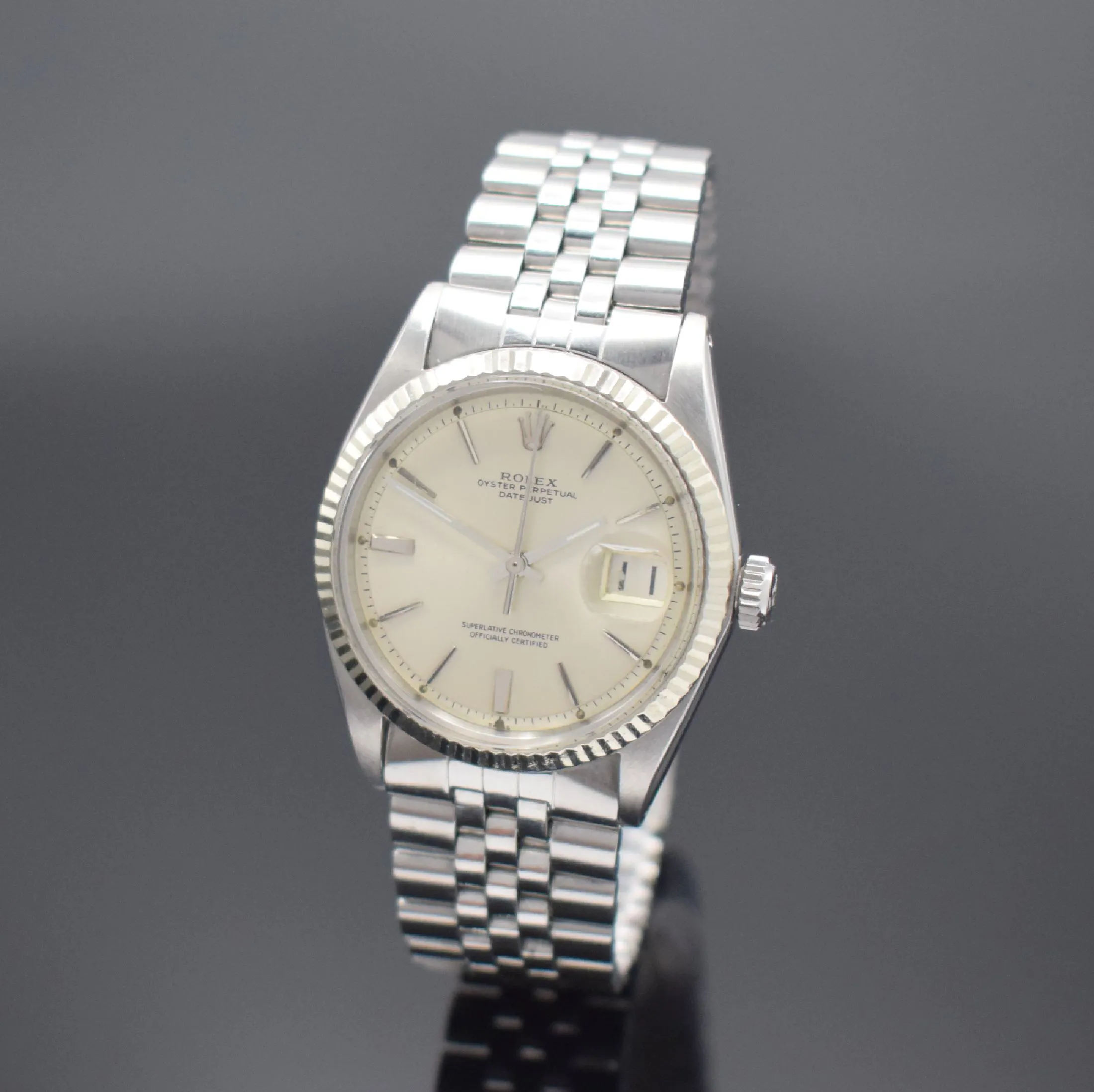 Rolex Datejust 36 1601 36mm White gold Silver