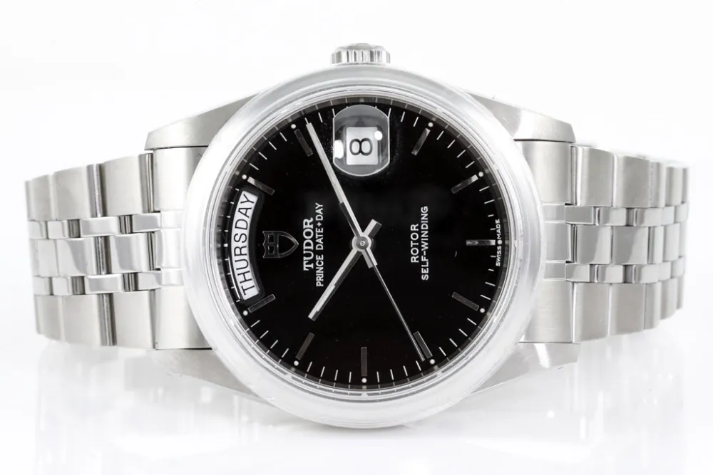 Tudor Prince Date-Day 76200 36mm Stainless steel Black