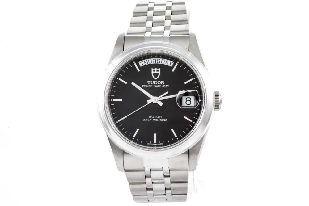 Tudor Prince Date-Day 76200 36mm Stainless steel Black 4