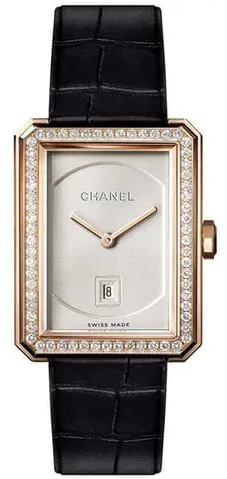 Chanel Boy-Friend H4469 23.6mm Yellow gold White