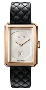 Chanel Boy-Friend H6588 34.5mm Rose gold Silver