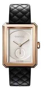 Chanel Boy-Friend H6589 37mm Rose gold Silver