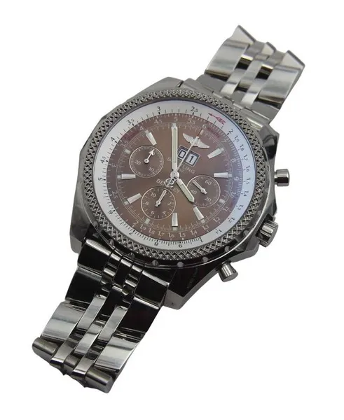 Breitling Bentley A44362 48mm Stainless steel Brown