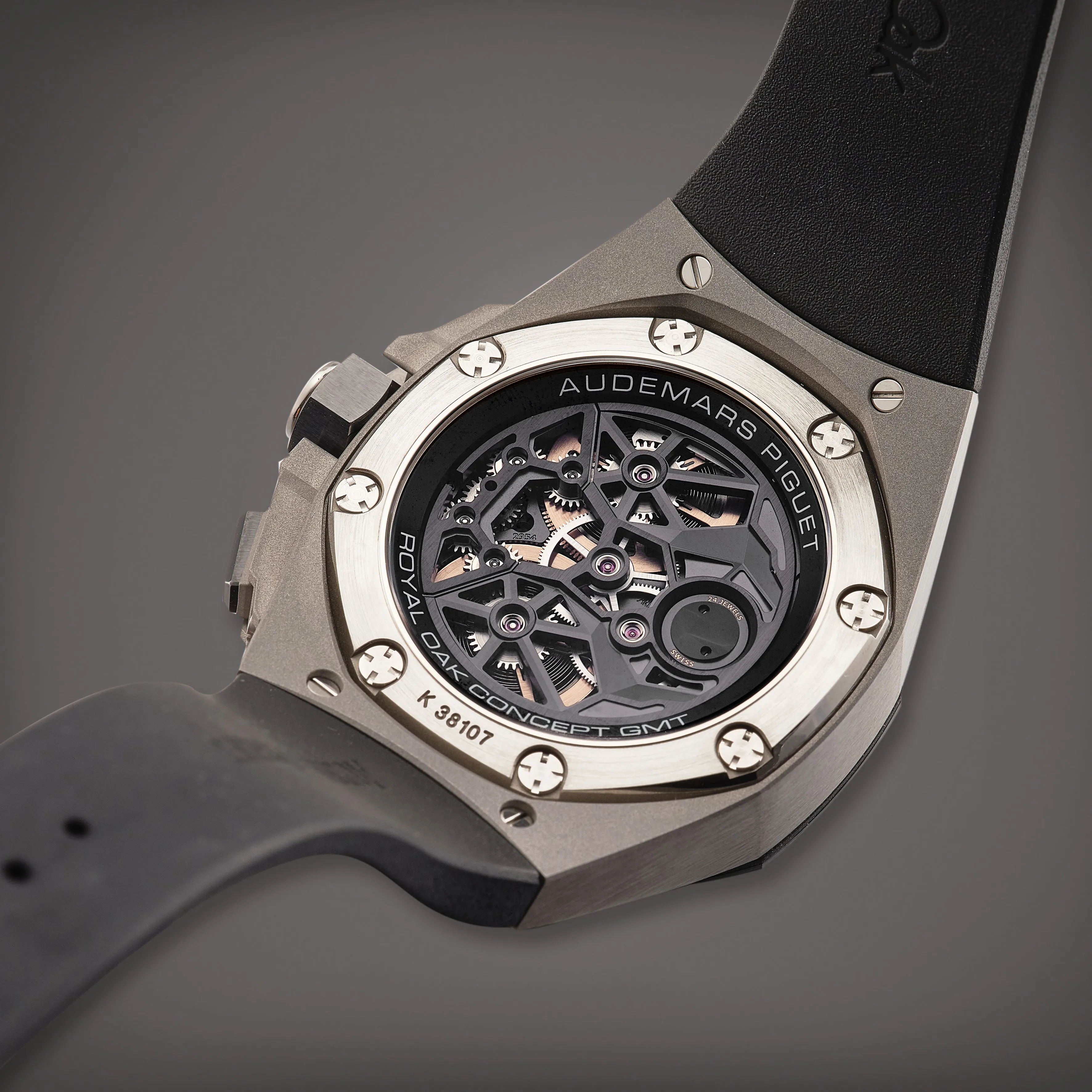 Audemars Piguet Royal Oak Concept Tourbillon 26589IO.OO.D002CA.01 44mm Titanium Skeleton 4