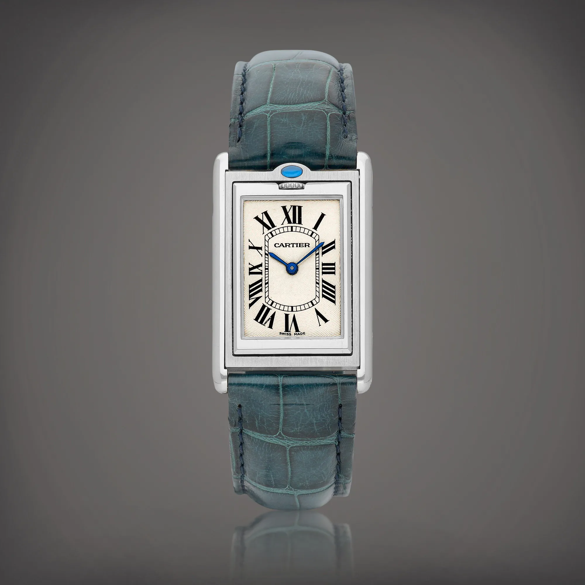 Cartier Tank Basculante 2390 38.5mm Stainless steel Silver