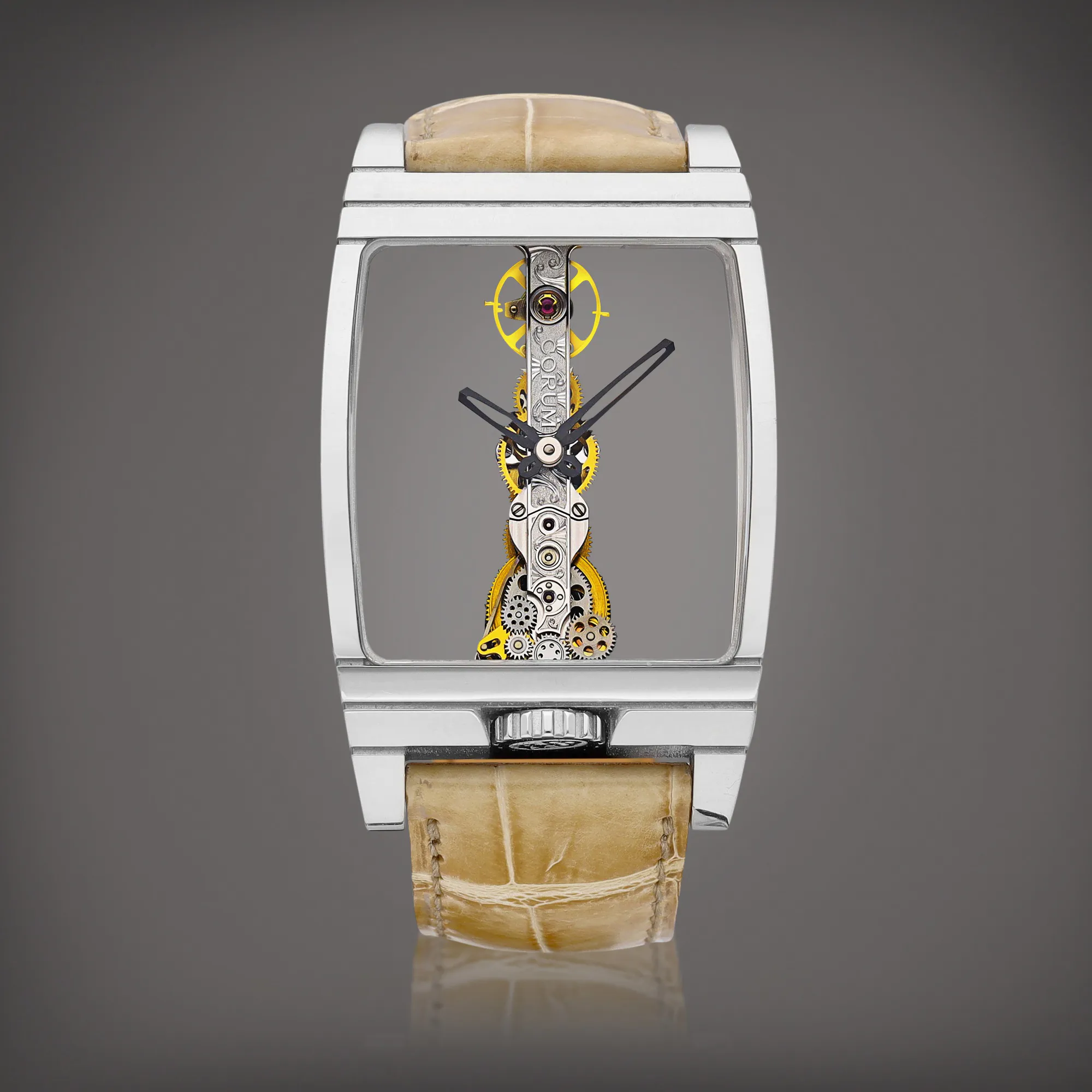 Corum Golden Bridge 113.550.59 50.5mm White gold Skeletonized