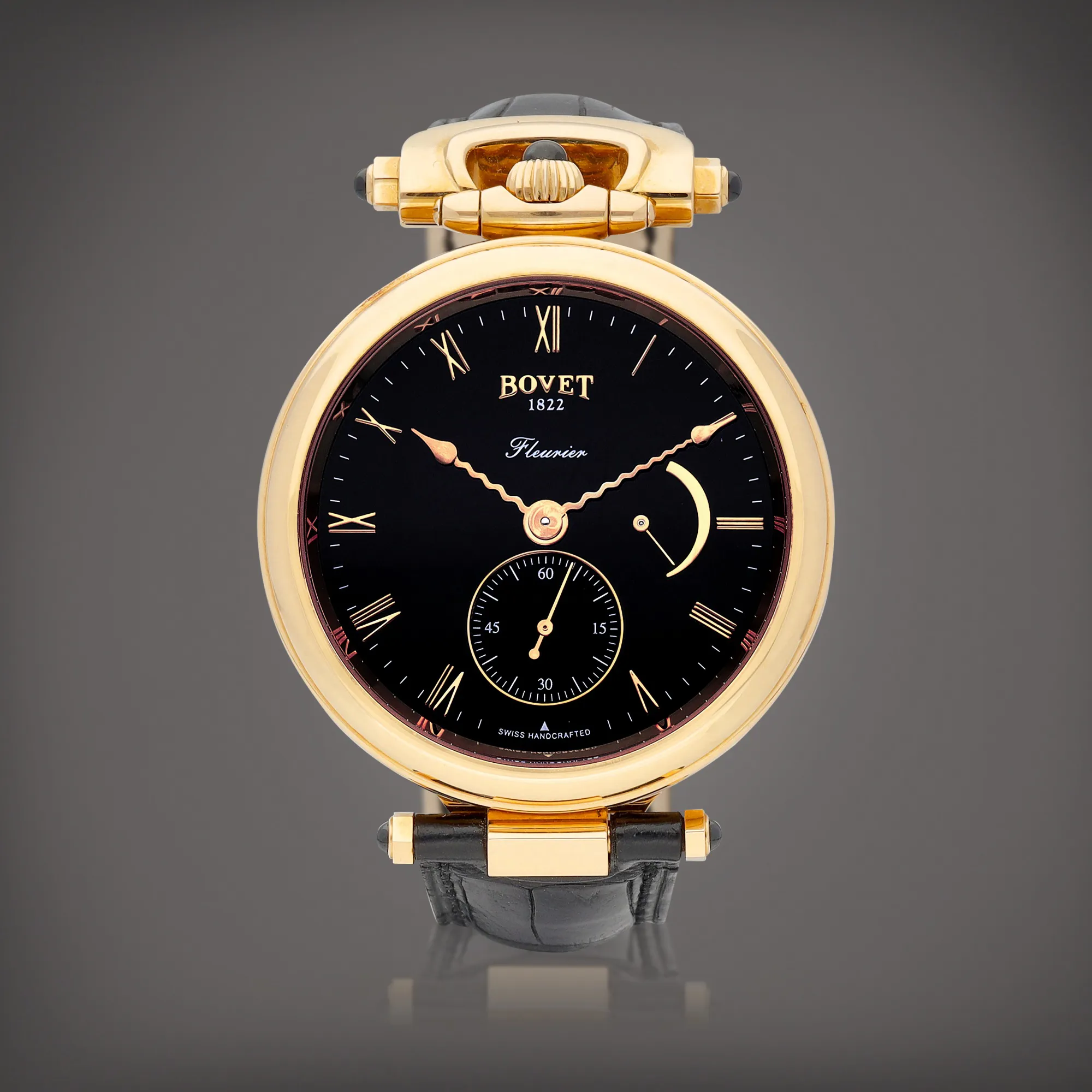 Bovet Amadeo Fleurier AF43003 43mm Rose gold Black