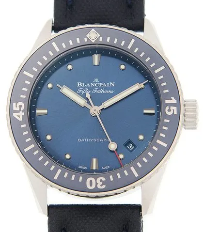 Blancpain Fifty Fathoms 5100-1140-O52A 38mm Stainless steel Blue