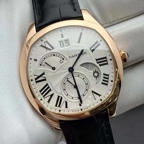 Cartier Drive de Cartier WGNM0005 40mm Rose gold Silver