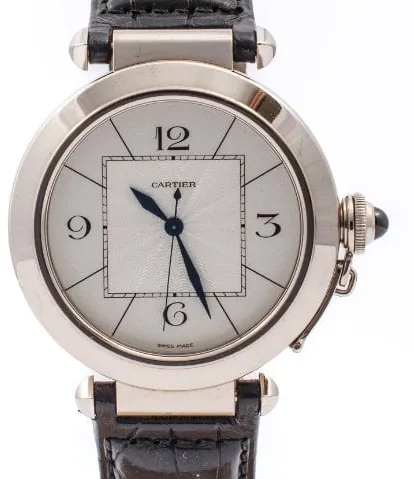 Cartier Pasha 2727 42mm White gold Silver