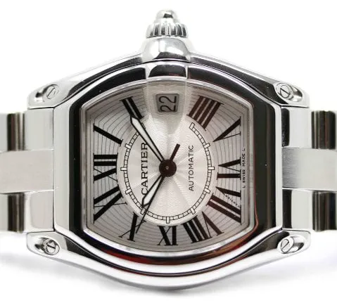 Cartier Roadster W62025V3 38mm Stainless steel Silver