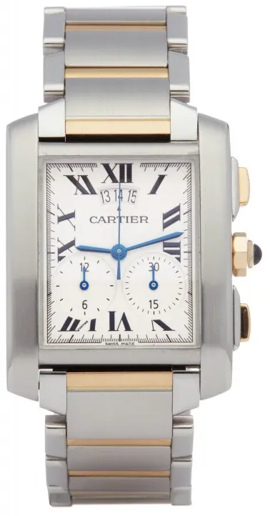 Cartier Tank 2653 36mm Stainless steel White